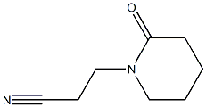 3-(2-oxopiperidin-1-yl)propanenitrile Struktur