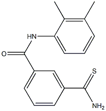 3-(aminocarbonothioyl)-N-(2,3-dimethylphenyl)benzamide Struktur