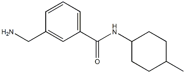 3-(aminomethyl)-N-(4-methylcyclohexyl)benzamide Struktur