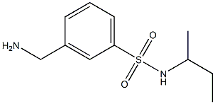 3-(aminomethyl)-N-(sec-butyl)benzenesulfonamide Struktur