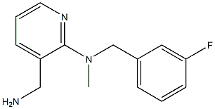 3-(aminomethyl)-N-[(3-fluorophenyl)methyl]-N-methylpyridin-2-amine Struktur