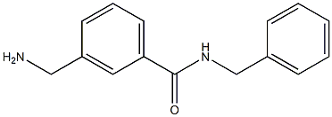 3-(aminomethyl)-N-benzylbenzamide Struktur