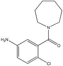 3-(azepan-1-ylcarbonyl)-4-chloroaniline Struktur