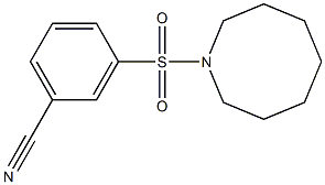 3-(azocane-1-sulfonyl)benzonitrile Struktur