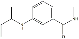 3-(butan-2-ylamino)-N-methylbenzamide Struktur