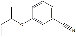 3-(butan-2-yloxy)benzonitrile Struktur