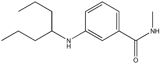 3-(heptan-4-ylamino)-N-methylbenzamide Struktur