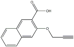 3-(prop-2-ynyloxy)-2-naphthoic acid Struktur