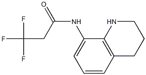 3,3,3-trifluoro-N-(1,2,3,4-tetrahydroquinolin-8-yl)propanamide Struktur