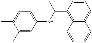 3,4-dimethyl-N-[1-(naphthalen-1-yl)ethyl]aniline Struktur