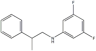 3,5-difluoro-N-(2-phenylpropyl)aniline Struktur