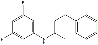 3,5-difluoro-N-(4-phenylbutan-2-yl)aniline Struktur