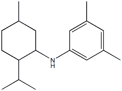 3,5-dimethyl-N-[5-methyl-2-(propan-2-yl)cyclohexyl]aniline Struktur