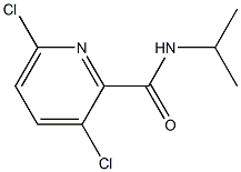 3,6-dichloro-N-(propan-2-yl)pyridine-2-carboxamide Struktur