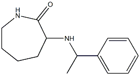 3-[(1-phenylethyl)amino]azepan-2-one Struktur