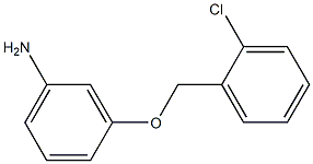 3-[(2-chlorophenyl)methoxy]aniline Struktur