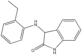 3-[(2-ethylphenyl)amino]-2,3-dihydro-1H-indol-2-one Struktur