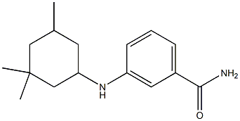 3-[(3,3,5-trimethylcyclohexyl)amino]benzamide Struktur