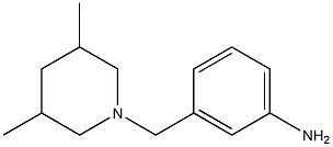 3-[(3,5-dimethylpiperidin-1-yl)methyl]aniline Struktur