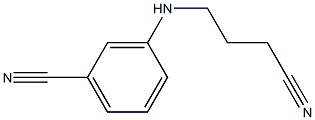 3-[(3-cyanopropyl)amino]benzonitrile Struktur