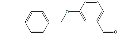 3-[(4-tert-butylphenyl)methoxy]benzaldehyde Struktur