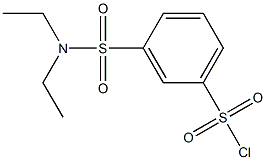 3-[(diethylamino)sulfonyl]benzenesulfonyl chloride Struktur