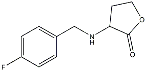 3-{[(4-fluorophenyl)methyl]amino}oxolan-2-one Struktur