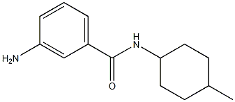 3-amino-N-(4-methylcyclohexyl)benzamide Struktur