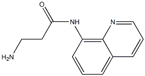 3-amino-N-(quinolin-8-yl)propanamide Struktur