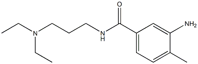 3-amino-N-[3-(diethylamino)propyl]-4-methylbenzamide Struktur