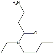 3-amino-N-butyl-N-ethylpropanamide Struktur