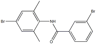 3-bromo-N-(4-bromo-2,6-dimethylphenyl)benzamide Struktur