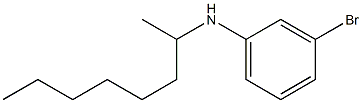 3-bromo-N-(octan-2-yl)aniline Struktur