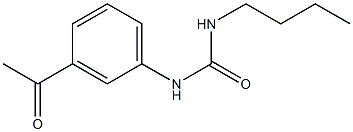 3-butyl-1-(3-acetylphenyl)urea Struktur