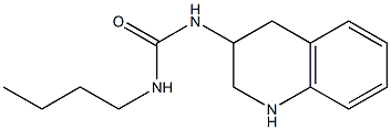 3-butyl-1-1,2,3,4-tetrahydroquinolin-3-ylurea Struktur