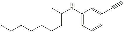 3-ethynyl-N-(nonan-2-yl)aniline Struktur