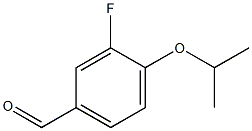 3-fluoro-4-(propan-2-yloxy)benzaldehyde Struktur