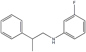 3-fluoro-N-(2-phenylpropyl)aniline Struktur