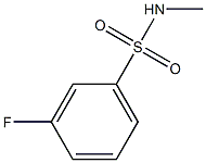 3-fluoro-N-methylbenzenesulfonamide Struktur