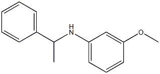 3-methoxy-N-(1-phenylethyl)aniline Struktur