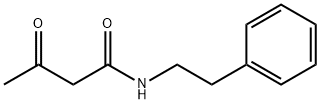 3-oxo-N-(2-phenylethyl)butanamide Struktur