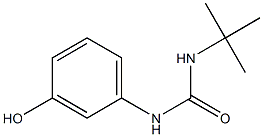 3-tert-butyl-1-(3-hydroxyphenyl)urea Struktur