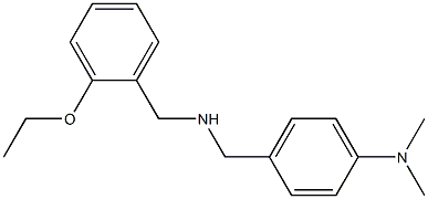 4-({[(2-ethoxyphenyl)methyl]amino}methyl)-N,N-dimethylaniline Struktur