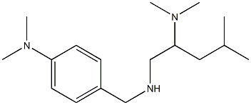 4-({[2-(dimethylamino)-4-methylpentyl]amino}methyl)-N,N-dimethylaniline Struktur