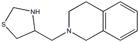 4-(1,2,3,4-tetrahydroisoquinolin-2-ylmethyl)-1,3-thiazolidine Struktur