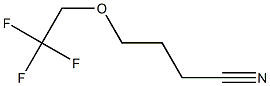 4-(2,2,2-trifluoroethoxy)butanenitrile Struktur