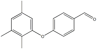 4-(2,3,5-trimethylphenoxy)benzaldehyde Struktur