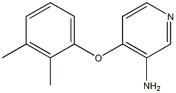 4-(2,3-dimethylphenoxy)pyridin-3-amine Struktur