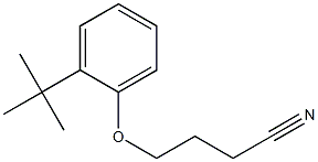 4-(2-tert-butylphenoxy)butanenitrile Struktur