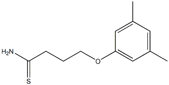 4-(3,5-dimethylphenoxy)butanethioamide Struktur